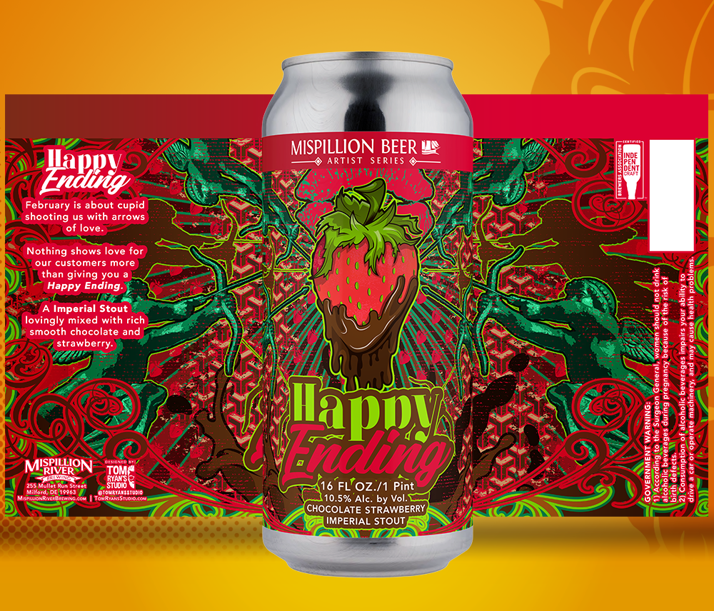 Mispillion River Brewing - Happy Ending Chocolate Strawberry Imperial Stout
